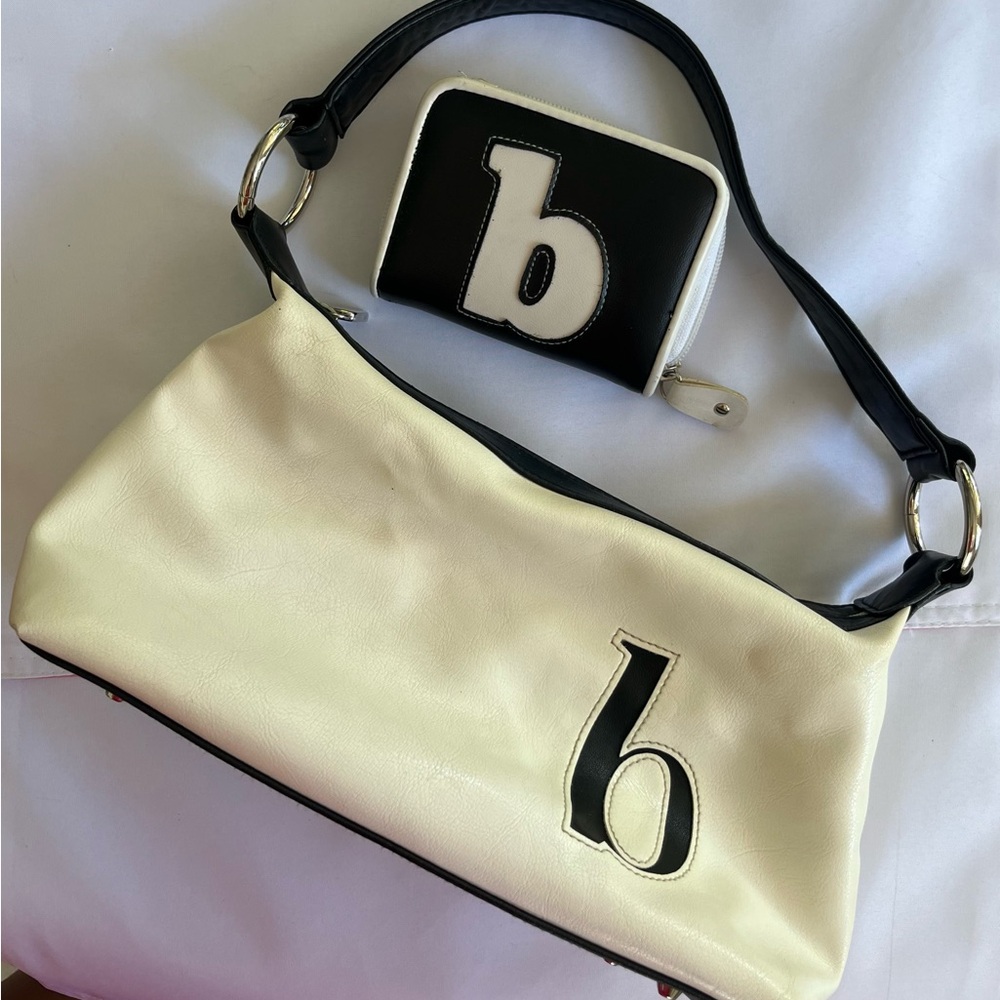 Y2K B initial purse with wallet
